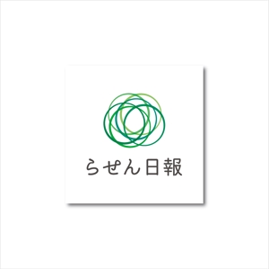 dari88 Design (dari88)さんのビジネスブログ「らせん日報」のタイトルロゴへの提案