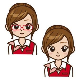 CHIHUAHUA BASE (tae1182)さんのやり手の女性営業社員（20代後半〜30代前半くらい）のチャットアイコン用キャラクターデザインへの提案