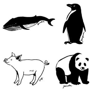 Tsuruko (tsurui_kanako)さんのシンプルな動物デザインへの提案