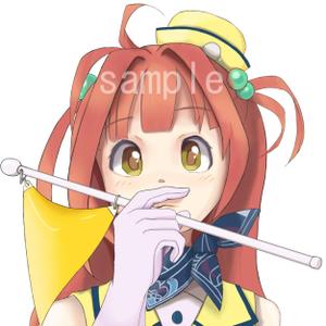 双葉 (NDR10X)さんの人差し指で鼻の下をこするバスガイドさんのイラスト制作への提案