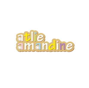 minohara ()さんのアイシングクッキー、お菓子教室「アトリエ・アマンディーヌ」のロゴへの提案