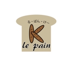 うさぎいち (minagirura27)さんのパン店の店名「le pain K」のロゴへの提案