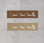 mottoenさんの体に優しいスイーツショップ【Coco ChouChou】のロゴへの提案