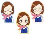eriko (Erikoooo)さんのやり手の女性営業社員（20代後半〜30代前半くらい）のチャットアイコン用キャラクターデザインへの提案