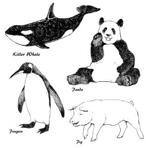 nuts130 (nuts130)さんのシンプルな動物デザインへの提案