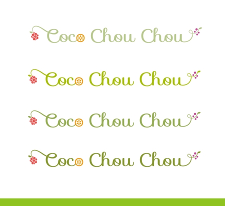 copo (xxheruxx)さんの体に優しいスイーツショップ【Coco ChouChou】のロゴへの提案