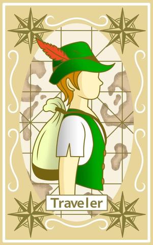 ぴ~タン (p-tan)さんのコンセプトカフェの会員カードに使うキャラクターのイラストへの提案