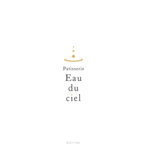 kdkt (kdkt)さんの洋菓子店 「Eau du ciel」のロゴへの提案