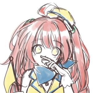 やこ (natuki_natuki)さんの人差し指で鼻の下をこするバスガイドさんのイラスト制作への提案