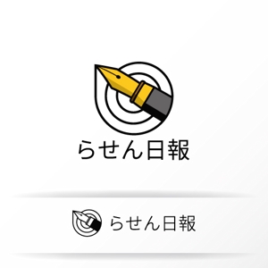 カタチデザイン (katachidesign)さんのビジネスブログ「らせん日報」のタイトルロゴへの提案