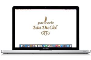 ヒロ (oo73com)さんの洋菓子店 「Eau du ciel」のロゴへの提案