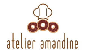 吉田 (TADASHI0203)さんのアイシングクッキー、お菓子教室「アトリエ・アマンディーヌ」のロゴへの提案