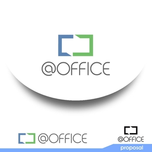 ark-media (ark-media)さんのレンタル（バーチャル）オフィス、@OFFICE (アットオフィス)のロゴへの提案