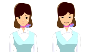 Ｇａｌｌｒｅｙ　Ｄｅｎ (shimezizakioka)さんのやり手の女性営業社員（20代後半〜30代前半くらい）のチャットアイコン用キャラクターデザインへの提案