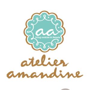 'Ano'Ano DESIGN (suzu0221)さんのアイシングクッキー、お菓子教室「アトリエ・アマンディーヌ」のロゴへの提案