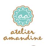 'Ano'Ano DESIGN (suzu0221)さんのアイシングクッキー、お菓子教室「アトリエ・アマンディーヌ」のロゴへの提案