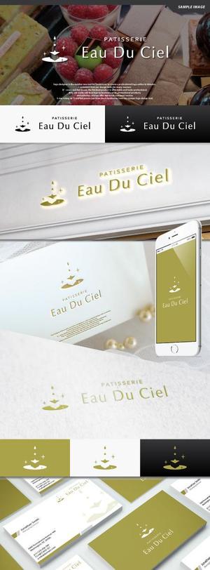 take5-design (take5-design)さんの洋菓子店 「Eau du ciel」のロゴへの提案