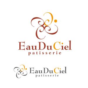 Hagemin (24tara)さんの洋菓子店 「Eau du ciel」のロゴへの提案