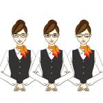 U2 (walkwithgrace0710)さんのやり手の女性営業社員（20代後半〜30代前半くらい）のチャットアイコン用キャラクターデザインへの提案