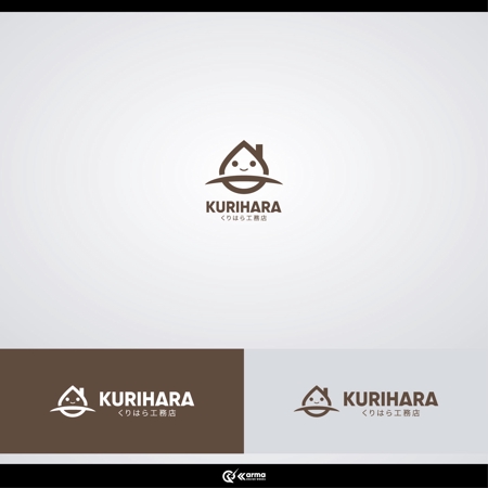 Karma Design Works (Karma_228)さんの建設会社　『株式会社くりはら工務店』のロゴへの提案