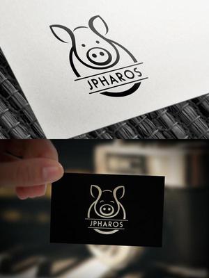 MOCOPOO (pou997)さんの灯台と豚をモチーフにした「㈱ジェイファロス」の会社ロゴへの提案