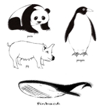 かわいけいこ (pinoko003)さんのシンプルな動物デザインへの提案