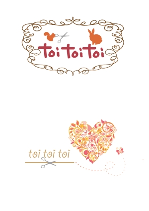 yu920さんの「toi toi toi」のロゴ作成への提案