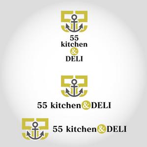 齊藤　文久 (fumi-saito)さんの新規オープンの飲食店「55kitchen&DELI」のロゴを募集します！への提案