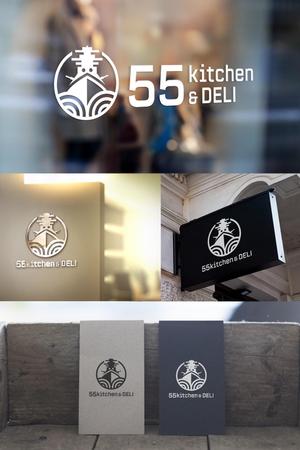 YOO GRAPH (fujiseyoo)さんの新規オープンの飲食店「55kitchen&DELI」のロゴを募集します！への提案