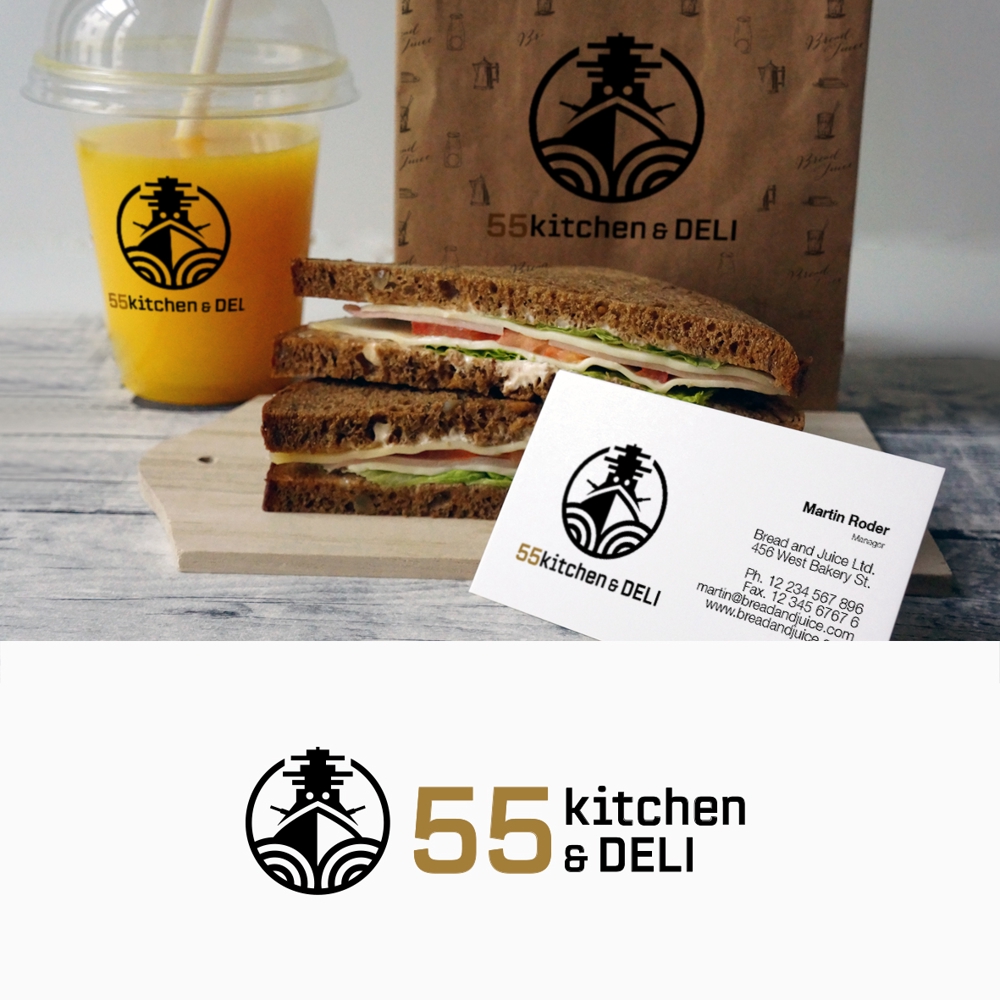 新規オープンの飲食店「55kitchen&DELI」のロゴを募集します！