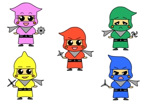 原っぱ (mazimachan)さんの忍者のキャラクターデザインへの提案
