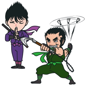 mamikaru (mamikaru)さんの忍者のキャラクターデザインへの提案