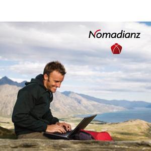 gou3 design (ysgou3)さんのスポーツブランド「Nomadianz 」のロゴ作成への提案