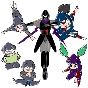 山崎　真一 (yam-shin)さんの忍者のキャラクターデザインへの提案