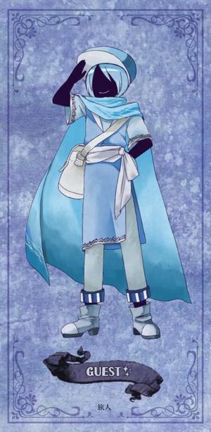 煤宮 (ssmy_ss)さんのコンセプトカフェの会員カードに使うキャラクターのイラストへの提案