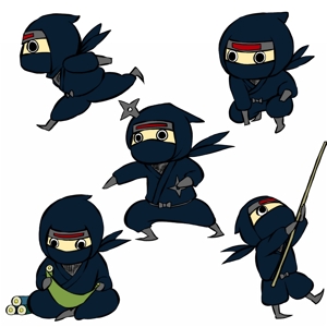 kozome (kozome)さんの忍者のキャラクターデザインへの提案
