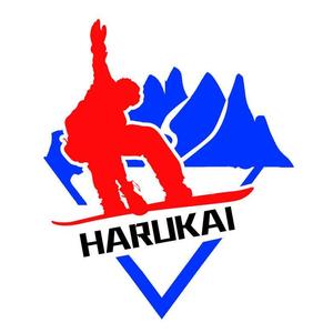 ぽんぽん (haruka0115322)さんのSnowboarder Brothers [HARUKAI] HARUMI&KAIRI のロゴへの提案