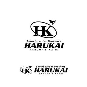 Mac-ker (mac-ker)さんのSnowboarder Brothers [HARUKAI] HARUMI&KAIRI のロゴへの提案