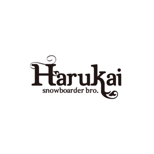 odo design (pekoodo)さんのSnowboarder Brothers [HARUKAI] HARUMI&KAIRI のロゴへの提案