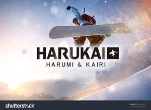 Implemention design (Implemention)さんのSnowboarder Brothers [HARUKAI] HARUMI&KAIRI のロゴへの提案