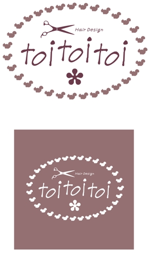 CF-Design (kuma-boo)さんの「toi toi toi」のロゴ作成への提案