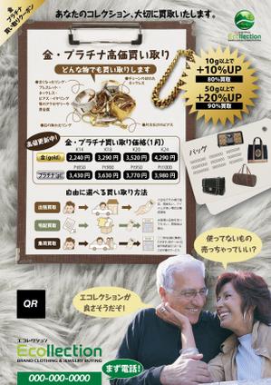 okada_worksさんのブランド古着の買取チラシの作成への提案