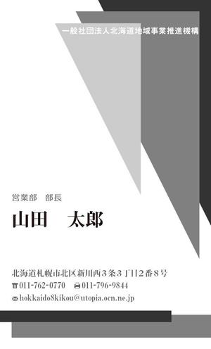 Doraneko358 (Doraneko1986)さんの一般社団法人で団体活動や複数の業態を運営している名刺の作成への提案