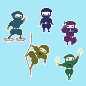 山口十子 ()さんの忍者のキャラクターデザインへの提案