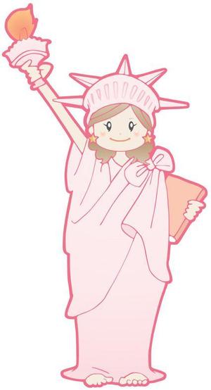 mie_ya_nさんの「自由の女神」をモチーフとした女の子のキャクターイラスト制作への提案