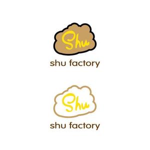 tom-ho (tom-ho)さんのシュークリームショップ「shu factory」のロゴ制作への提案