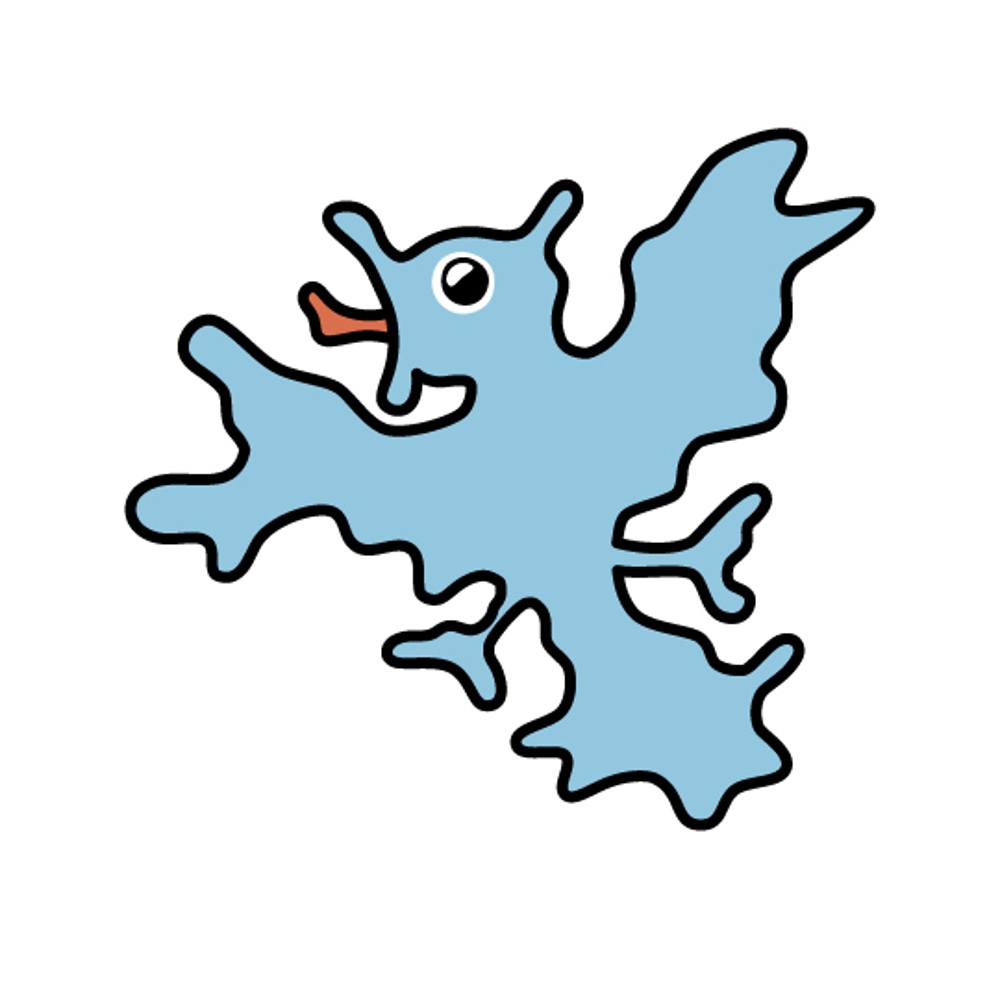 ネットリテラシーを表現する鳥のキャラクターデザイン