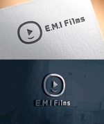odo design (pekoodo)さんの映像クリエーター　事業立ち上げ「E.M.i Films」ロゴへの提案