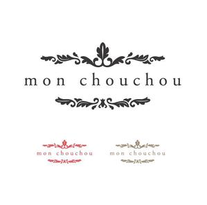 郷山志太 (theta1227)さんのパリのおしゃれな雑貨屋さん、「mon chouchou」(モン シュシュ)のロゴへの提案