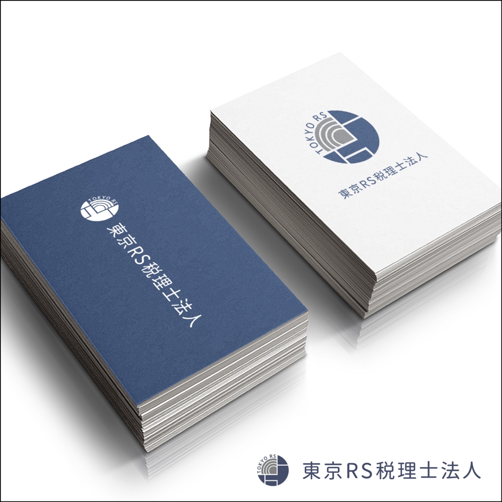 名刺・封筒・ＨＰ等全般に使用する「東京ＲＳ税理士法人」のロゴ